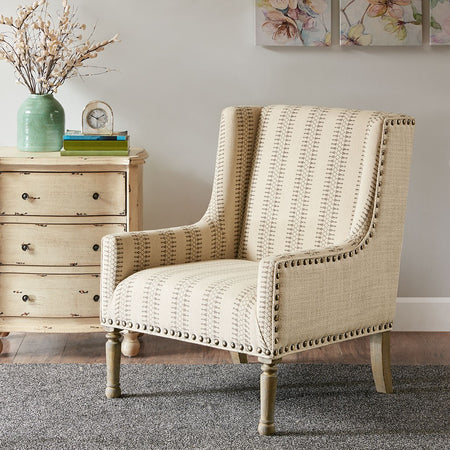 Madison Park Simmons Accent Chair - Tan / Natural 