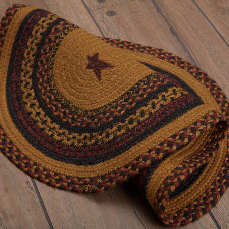 Mayflower Market Heritage Farms Crow Jute Rug Oval w/ Pad 20x30 By VHC Brands