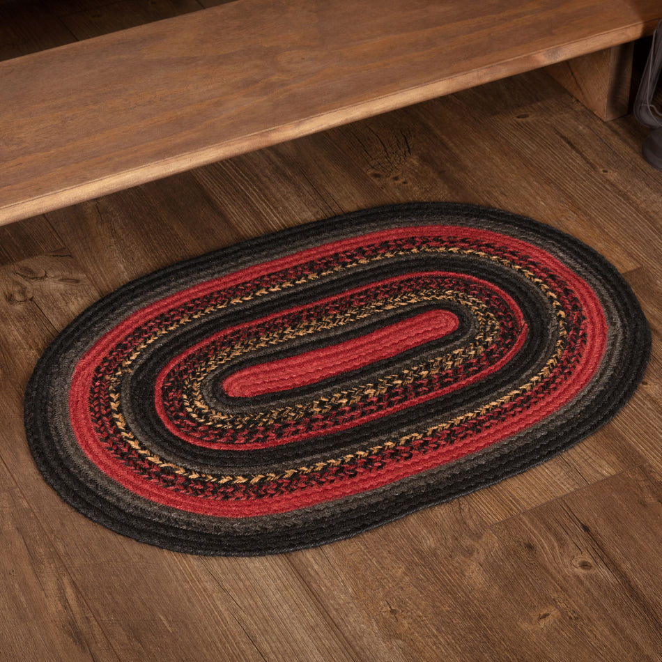 Oak & Asher Cumberland Jute Rug Oval w/ Pad 20x30 By VHC Brands