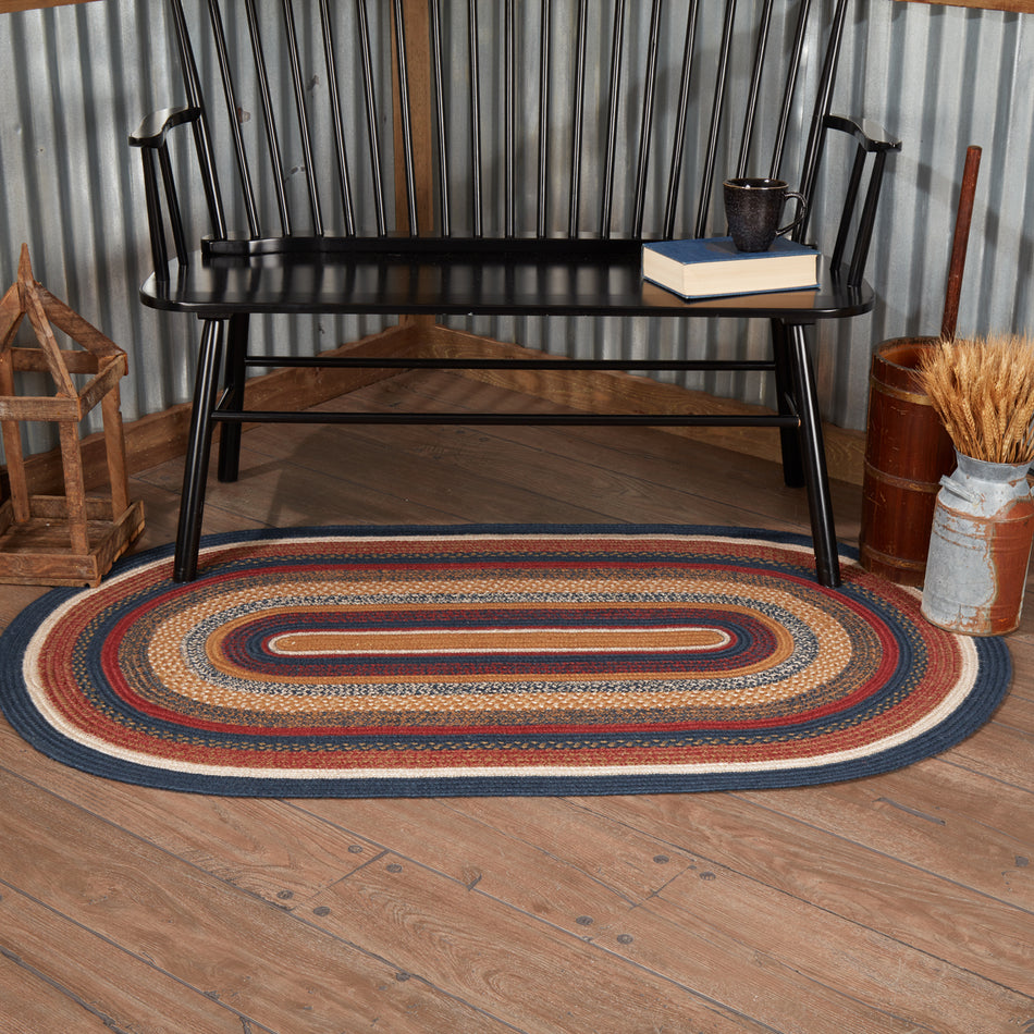 Stratton Jute Rug Oval w/ Pad 36x60