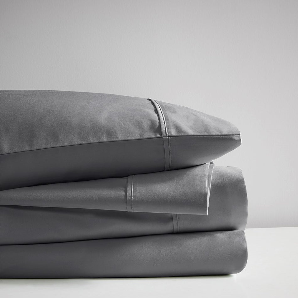 525 Thread Count Cotton Blend Sheet Set - Charcoal - King Size