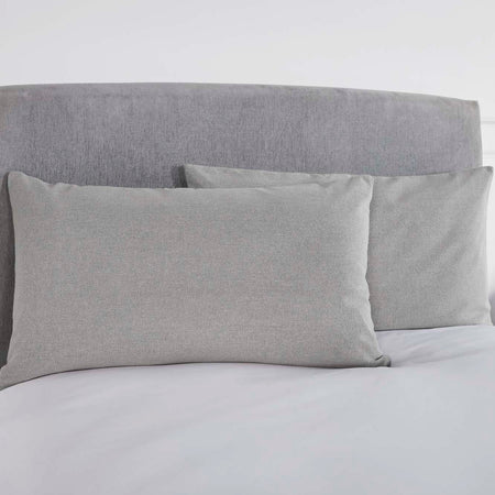 April & Olive Burlap Dove Grey King Sham 21x37 By VHC Brands