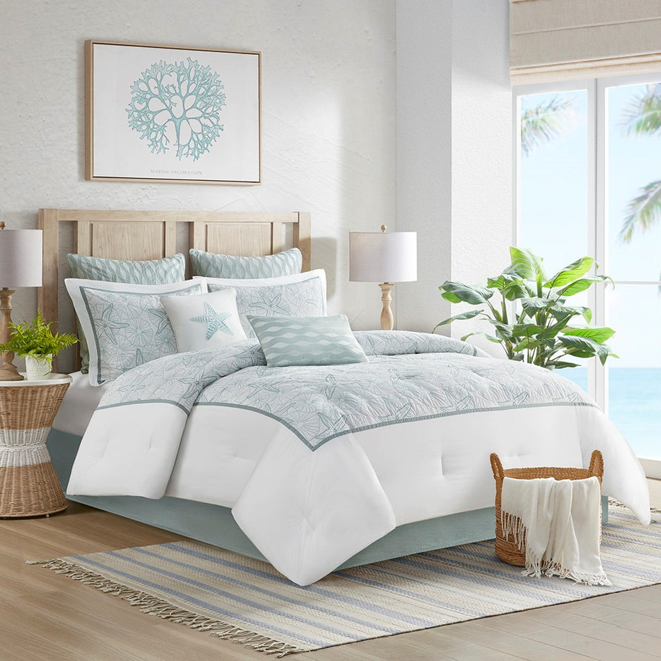Harbor House Maya Bay Comforter Set - White - Cal King Size