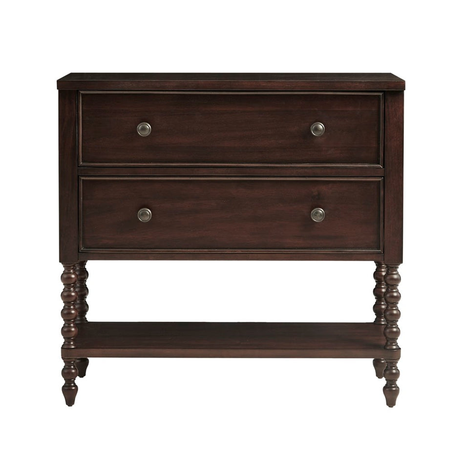 Beckett 2 Drawer Accent Chest - Morocco Brown