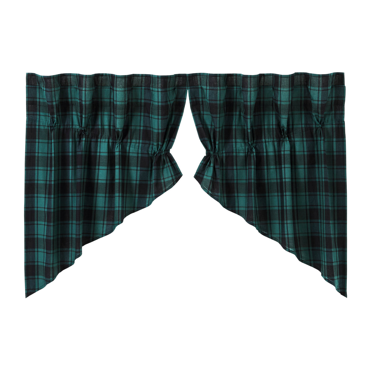 April & Olive Pine Grove Prairie Swag Set of 2 36x36x18 By VHC Brands