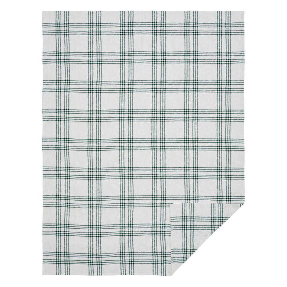 April & Olive Pine Grove Plaid Twin Coverlet 70x90 By VHC Brands