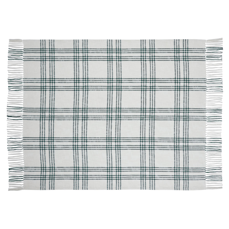 April & Olive Pine Grove Plaid Woven Throw 60x50 By VHC Brands