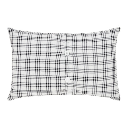 April & Olive Sawyer Mill Black Farmstead Pillow 14x22 By VHC Brands