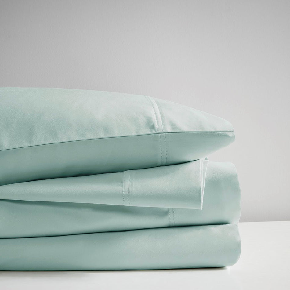 Rayon from Bamboo 4PC Sheet Set - Aqua - Queen Size