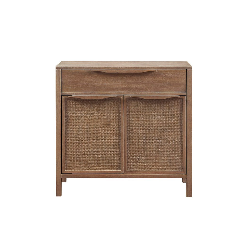 Paige 2-Door Accent Cabinet with Adjustable Shelves - Natural