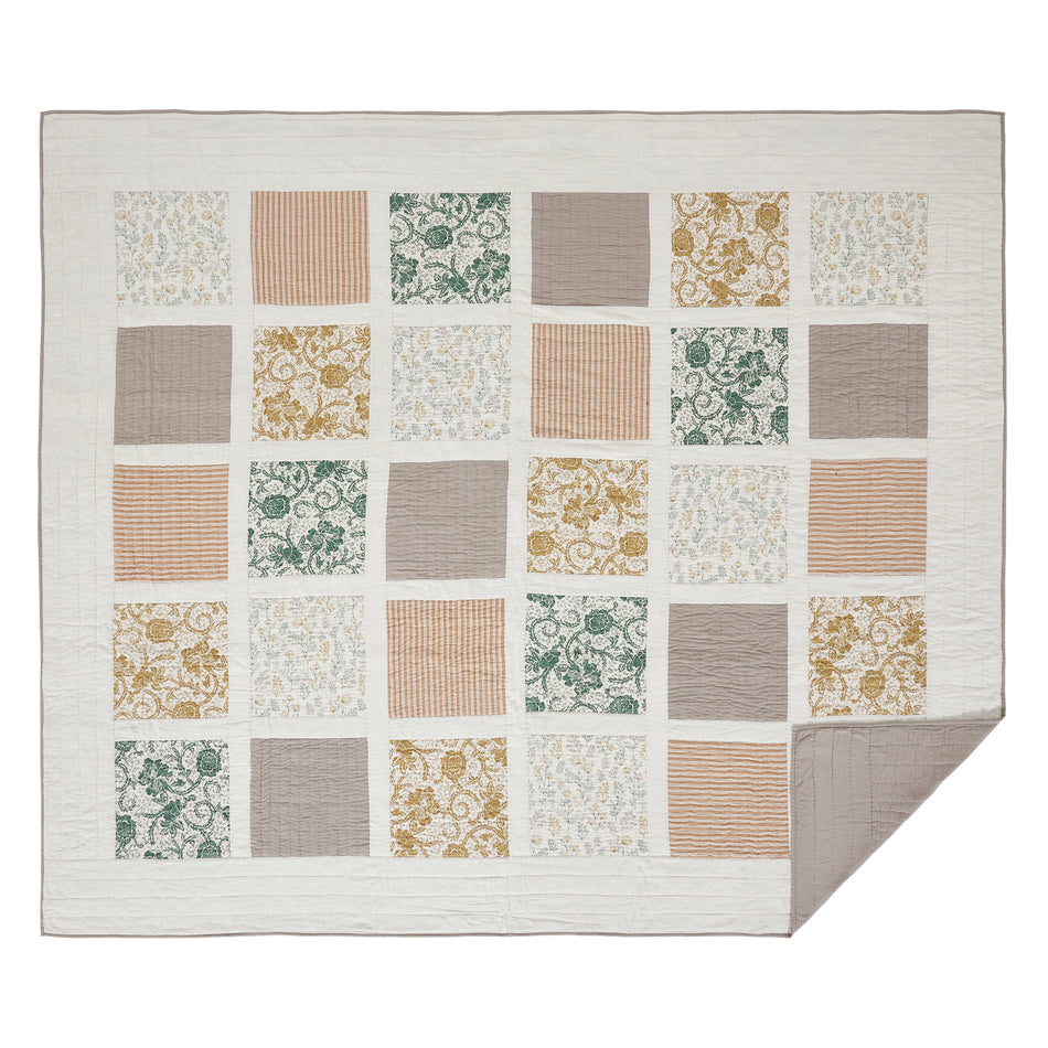 April & Olive Dorset Luxury King Quilt 120WX105L By VHC Brands