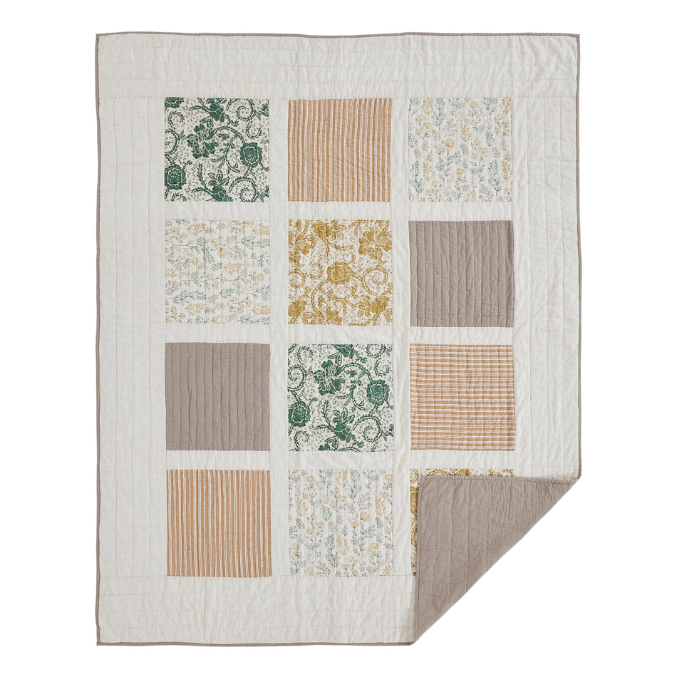 April & Olive Dorset Twin Quilt 68Wx86L By VHC Brands