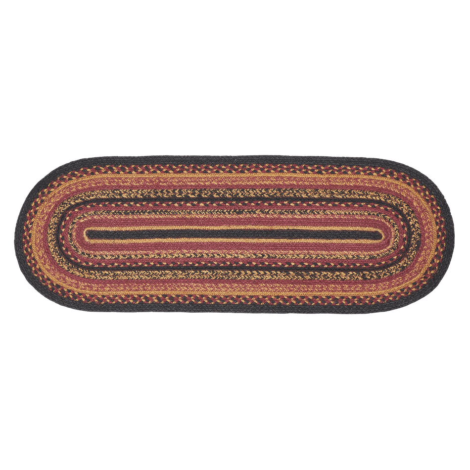 Mayflower Market Heritage Farms Jute Oval Runner 13x36 By VHC Brands