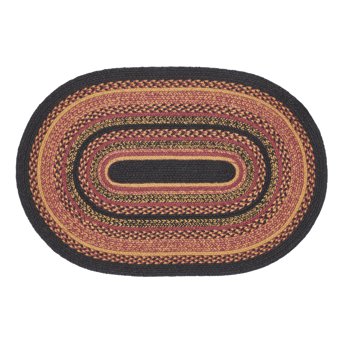 Mayflower Market Heritage Farms Jute Rug Oval w/ Pad 24x36 By VHC Brands