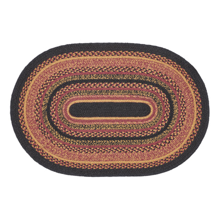 Mayflower Market Heritage Farms Jute Rug Oval w/ Pad 24x36 By VHC Brands