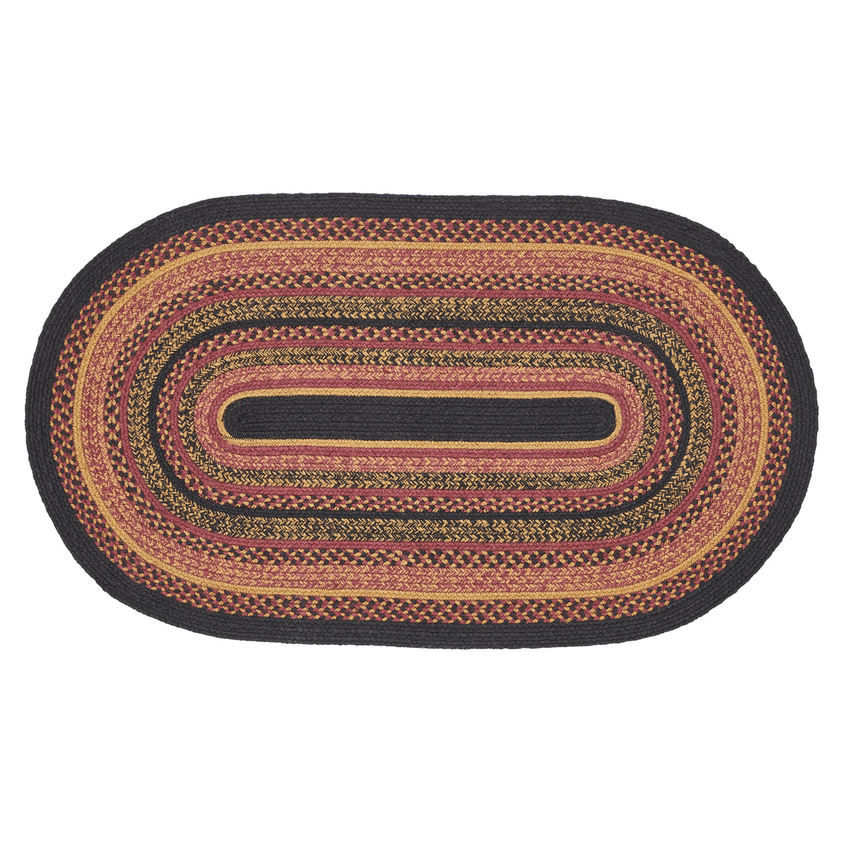 Mayflower Market Heritage Farms Jute Rug Oval w/ Pad 27x48 By VHC Brands