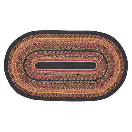 Mayflower Market Heritage Farms Jute Rug Oval w/ Pad 27x48 By VHC Brands