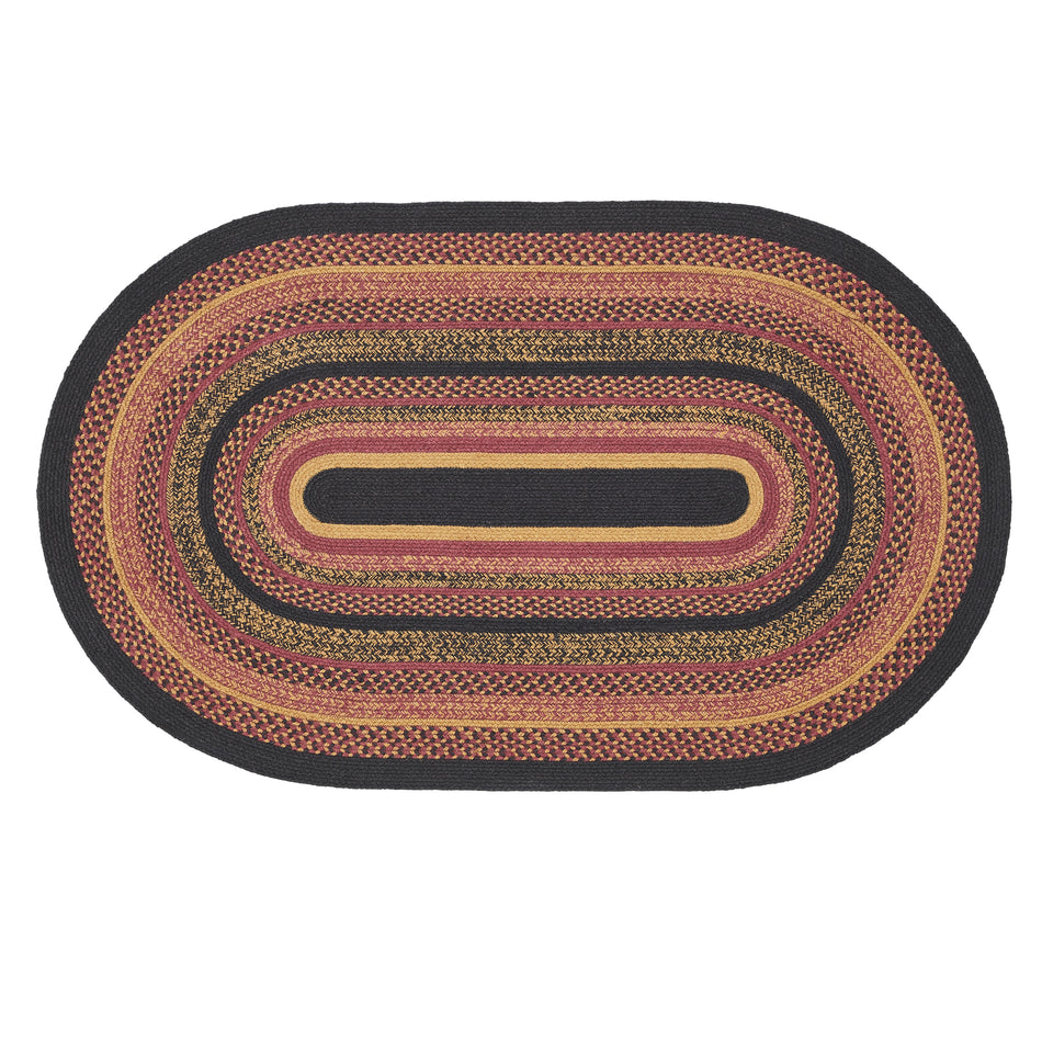 Mayflower Market Heritage Farms Jute Rug Oval w/ Pad 36x60 By VHC Brands