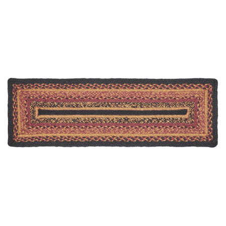 Mayflower Market Heritage Farms Jute Stair Tread Rect Latex 8.5x27 By VHC Brands