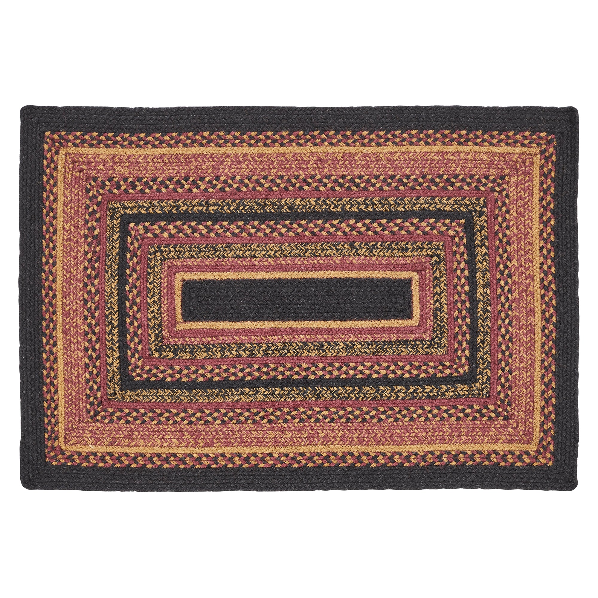 Mayflower Market Heritage Farms Jute Rug Rect w/ Pad 24x36 By VHC Brands
