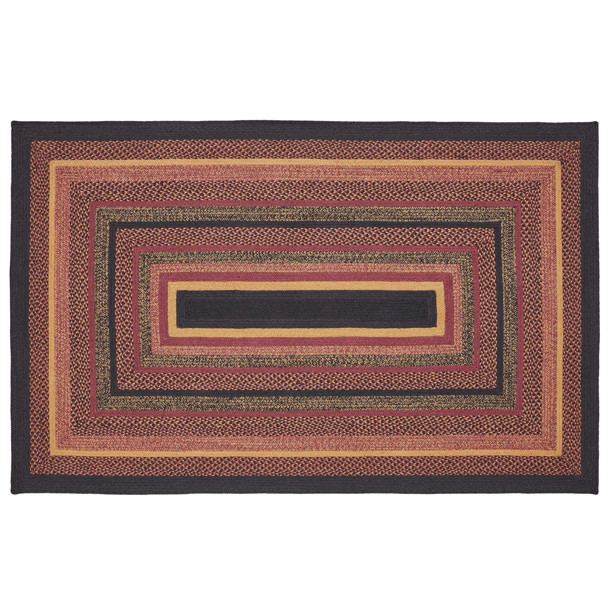Mayflower Market Heritage Farms Jute Rug Rect w/ Pad 60x96 By VHC Brands