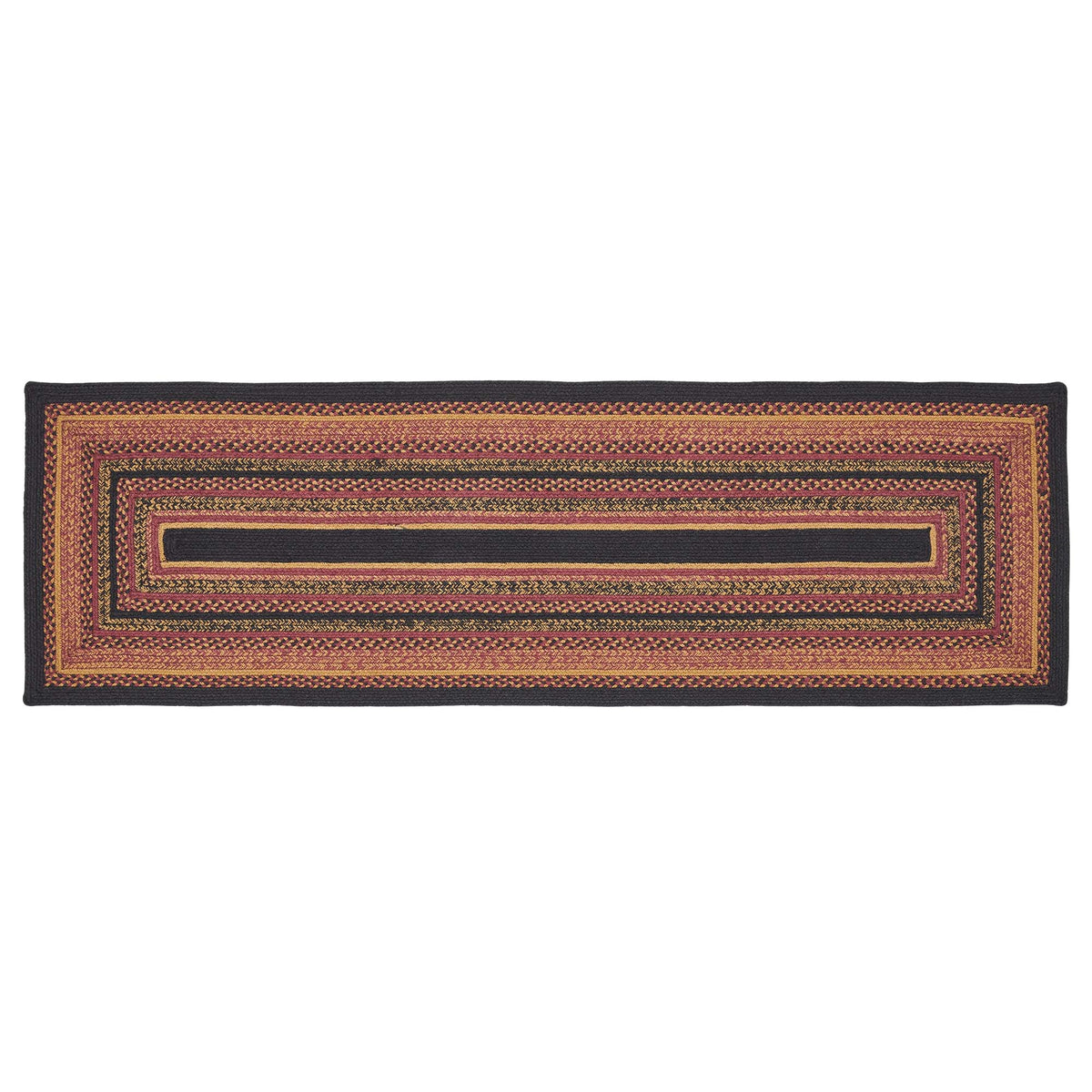 Mayflower Market Heritage Farms Jute Rug/Runner Rect w/ Pad 24x78 By VHC Brands