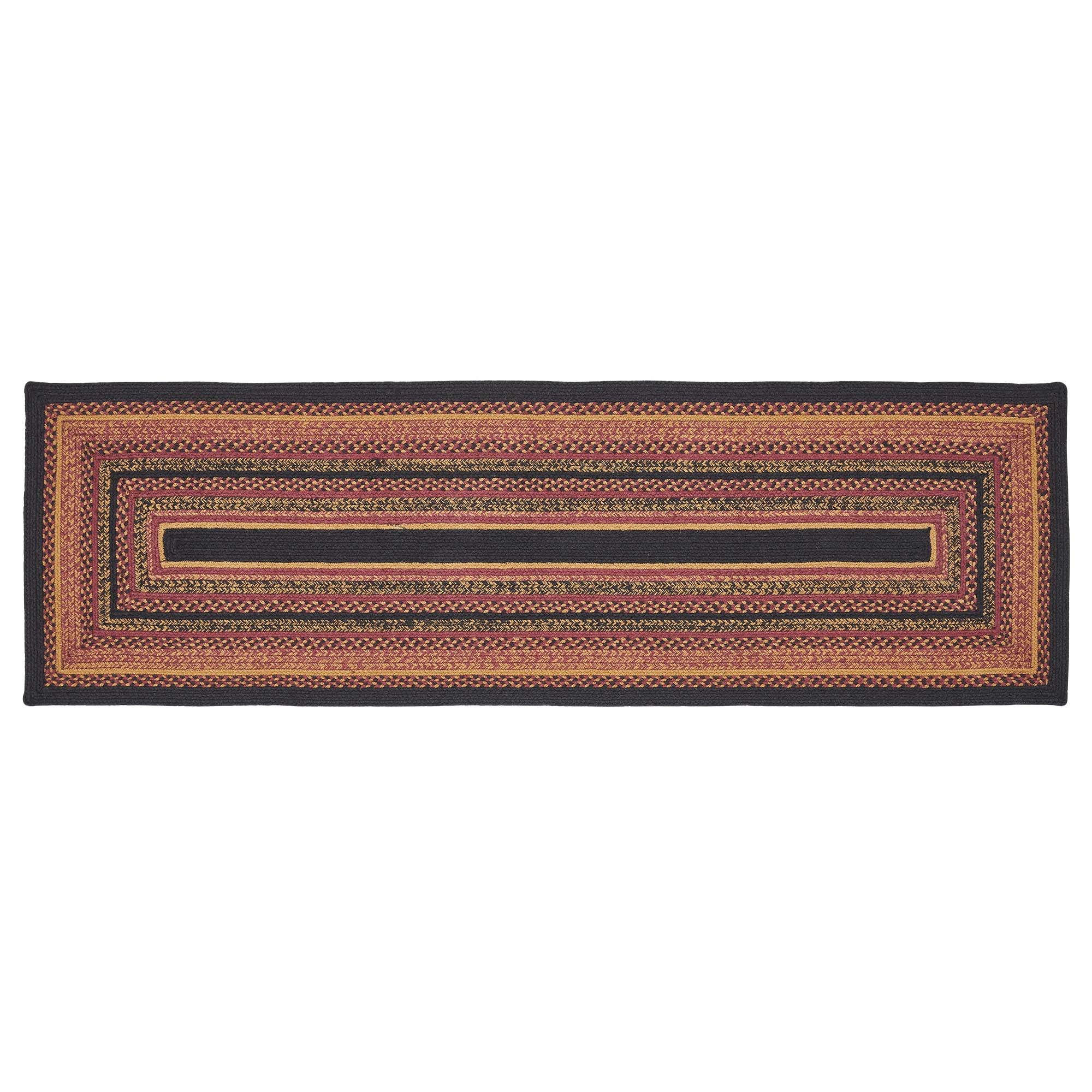 Mayflower Market Heritage Farms Jute Rug/Runner Rect w/ Pad 24x78 By VHC Brands