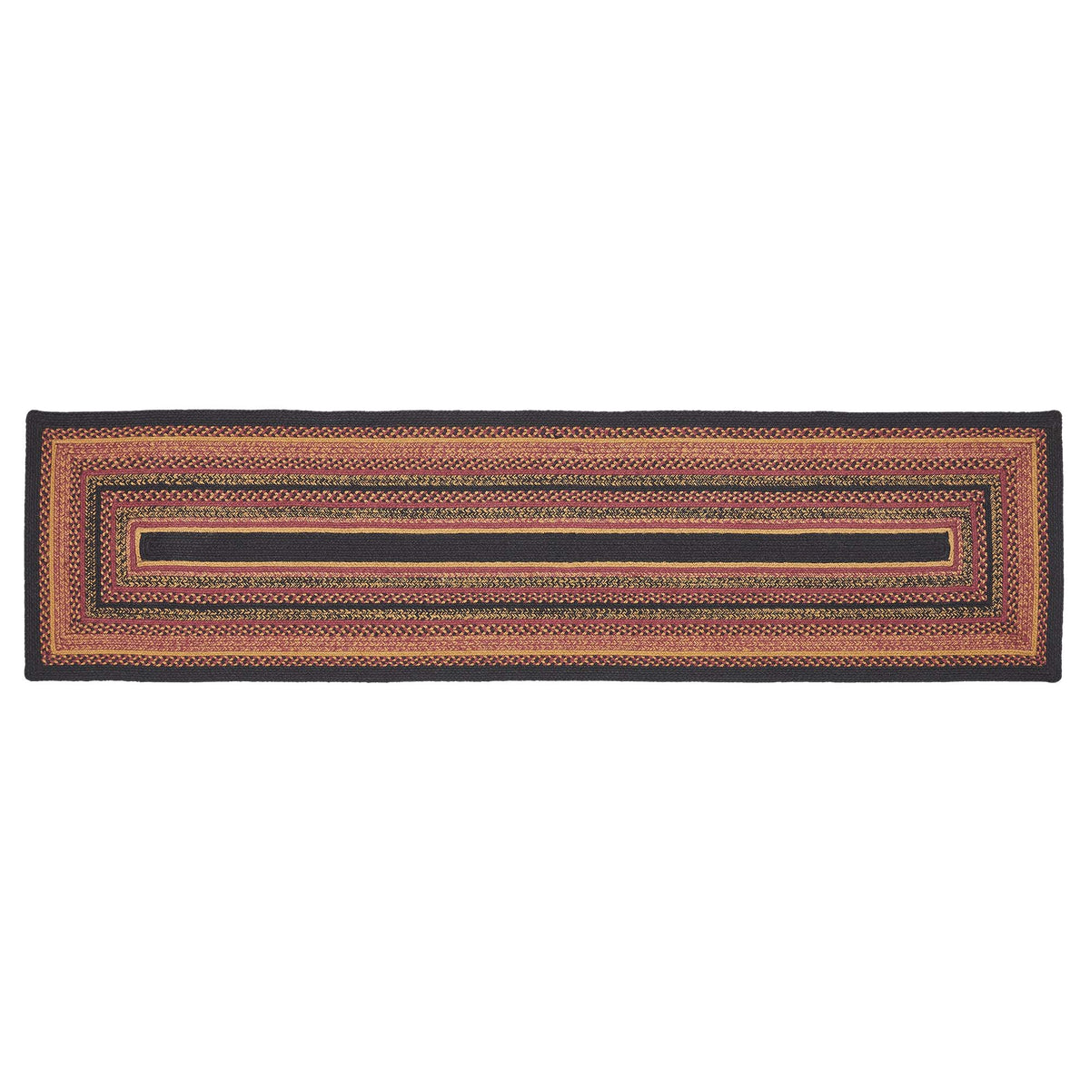 Mayflower Market Heritage Farms Jute Rug/Runner Rect w/ Pad 24x96 By VHC Brands