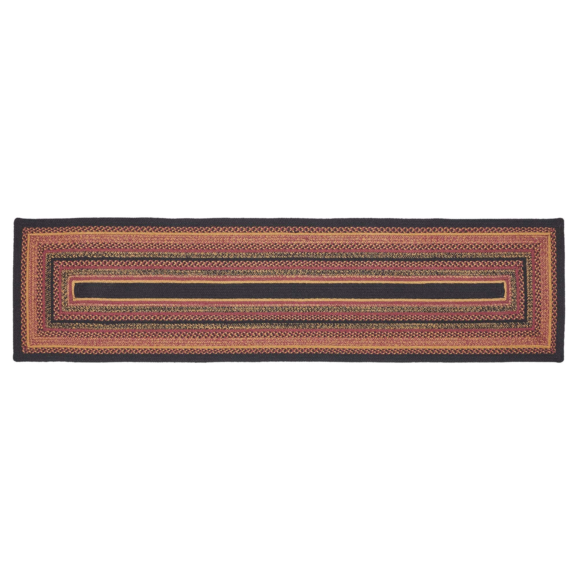 Mayflower Market Heritage Farms Jute Rug/Runner Rect w/ Pad 24x96 By VHC Brands
