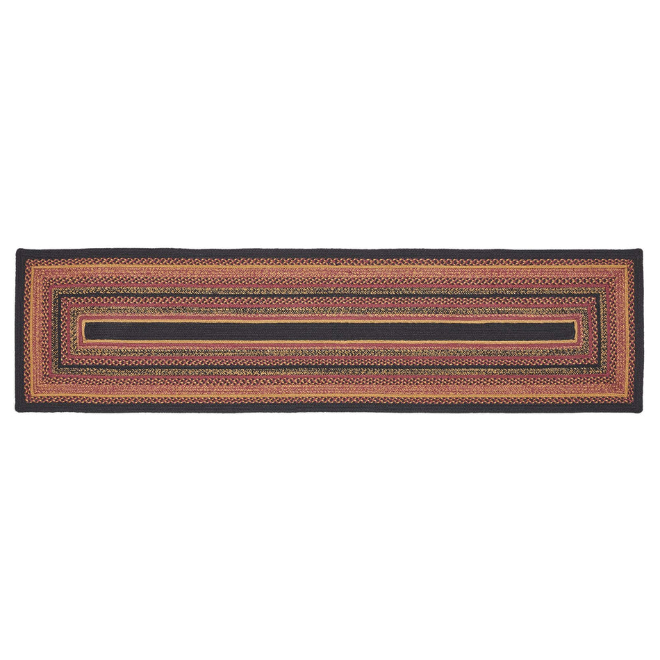 Mayflower Market Heritage Farms Jute Rug/Runner Rect w/ Pad 24x96 By VHC Brands