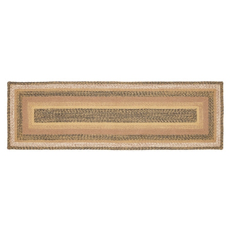 Mayflower Market Kettle Grove Jute Rug/Runner Rect w/ Pad 24x78 By VHC Brands