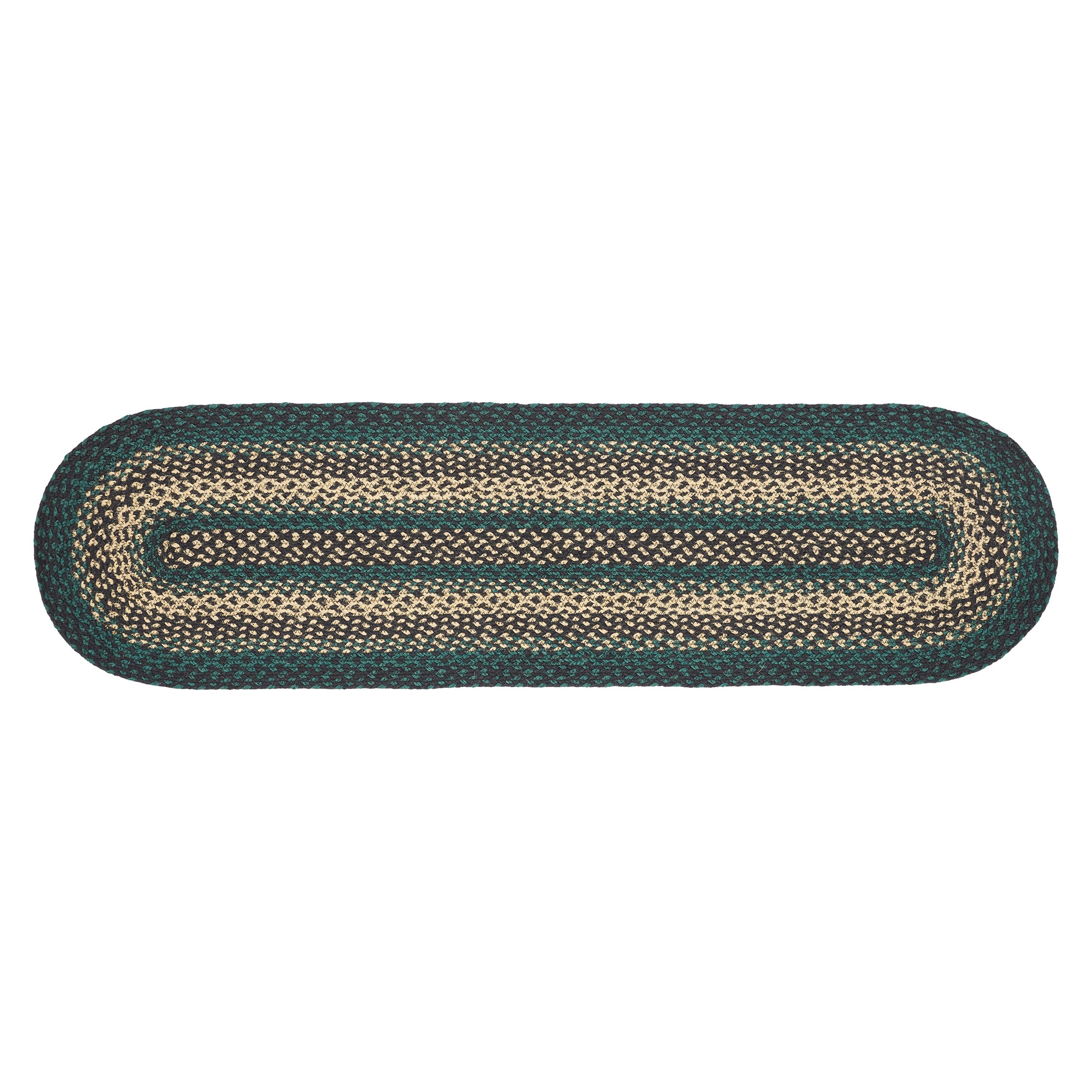 April & Olive Pine Grove Jute Oval Runner 13x48 By VHC Brands