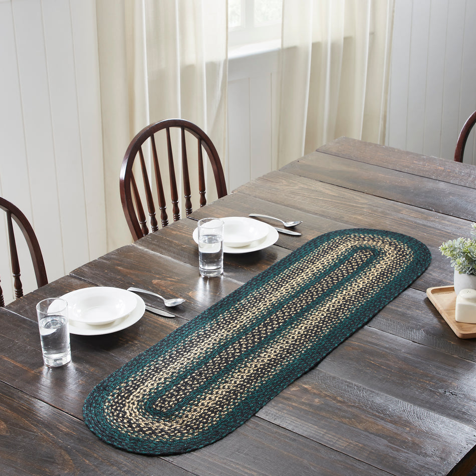 Pine Grove Jute Oval Runner 13x48