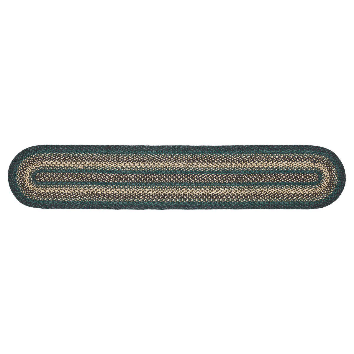 April & Olive Pine Grove Jute Oval Runner 13x72 By VHC Brands