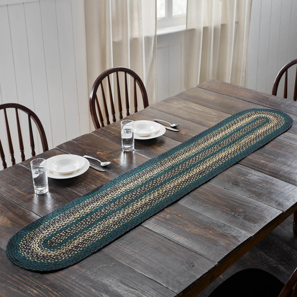 Pine Grove Jute Oval Runner 13x72