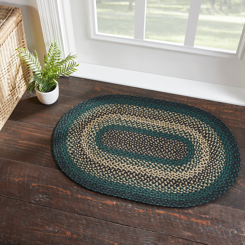 Pine Grove Jute Rug Oval w/ Pad 24x36