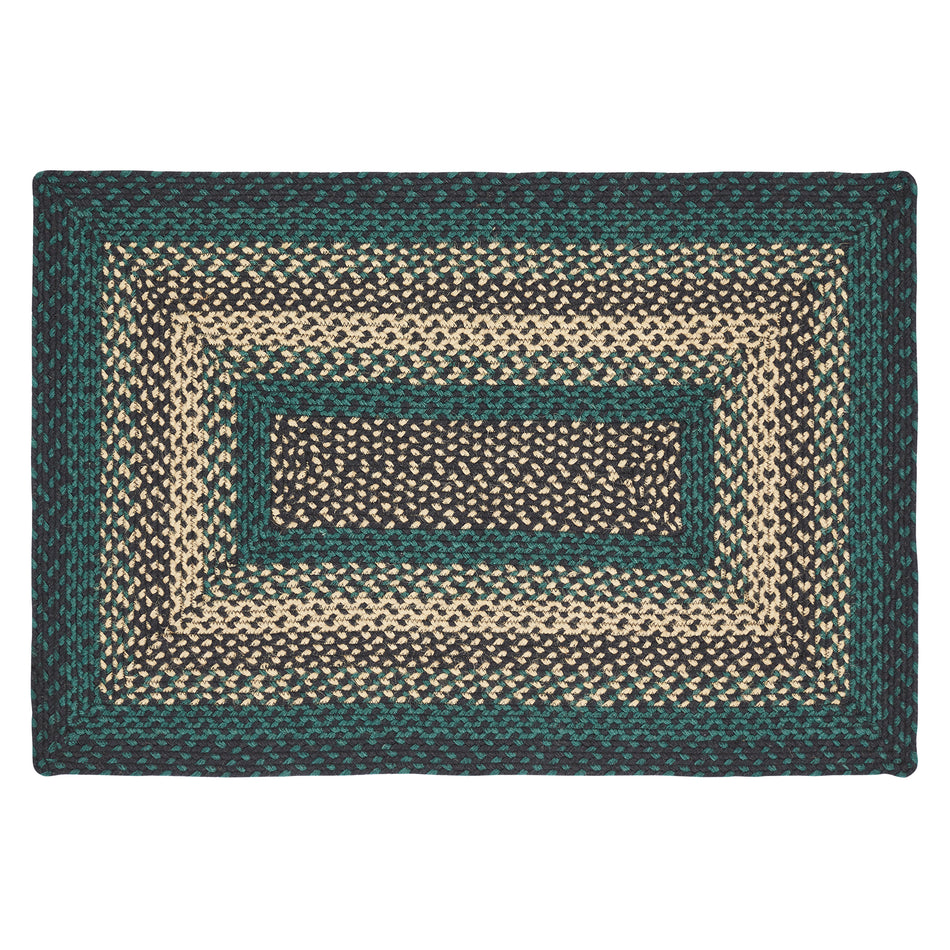 April & Olive Pine Grove Jute Rug Rect w/ Pad 24x36 By VHC Brands