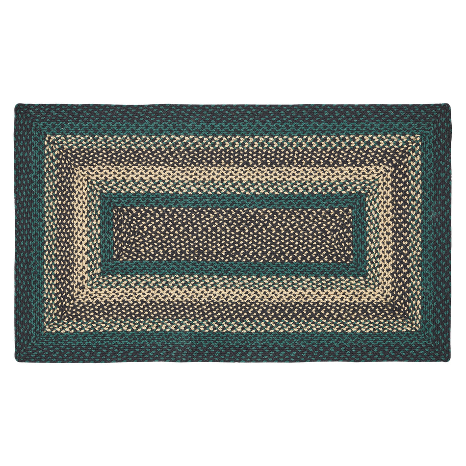 April & Olive Pine Grove Jute Rug Rect w/ Pad 27x48 By VHC Brands