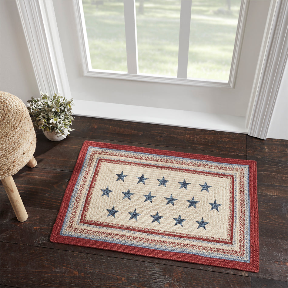 April & Olive Celebration Jute Rug Rect w/ Pad 24x36 By VHC Brands