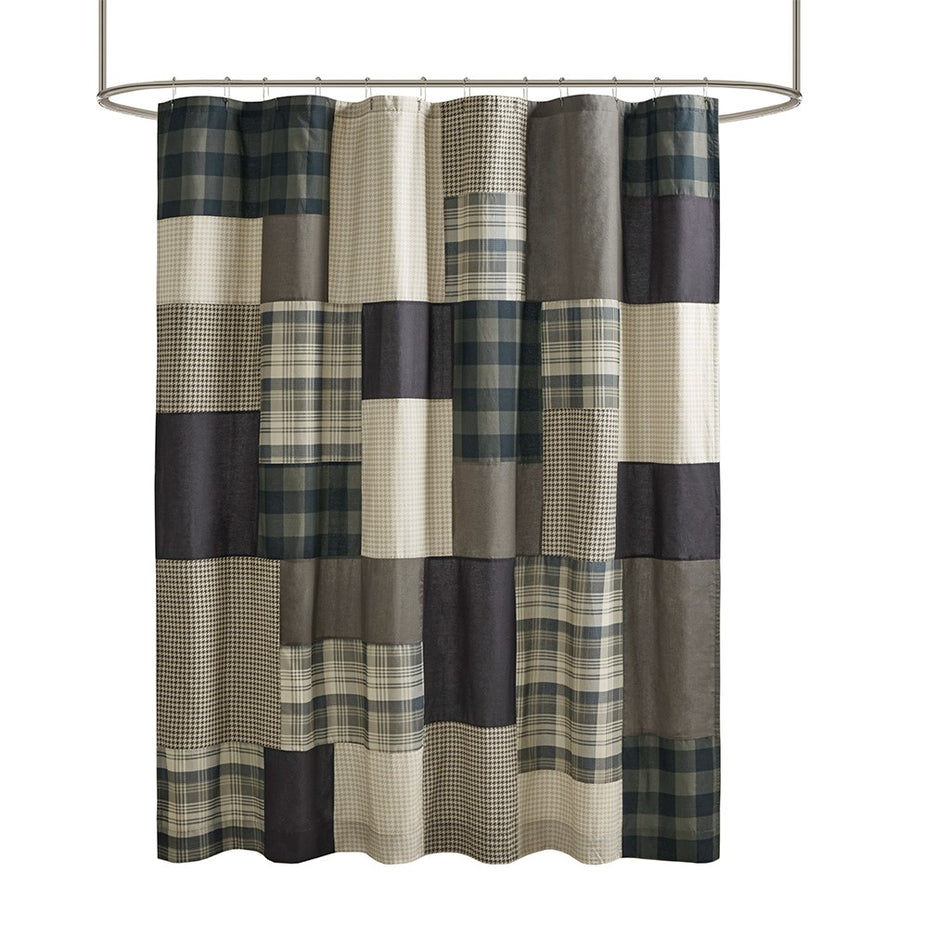 Winter Hills 100% Cotton Shower Curtain - Tan - 72x72"