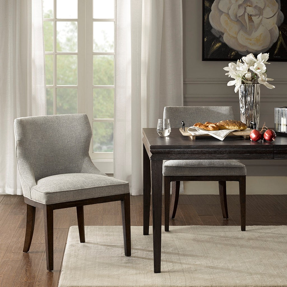 Madison Park Signature Hutton Dining Side Chair (set of 2) - Grey 