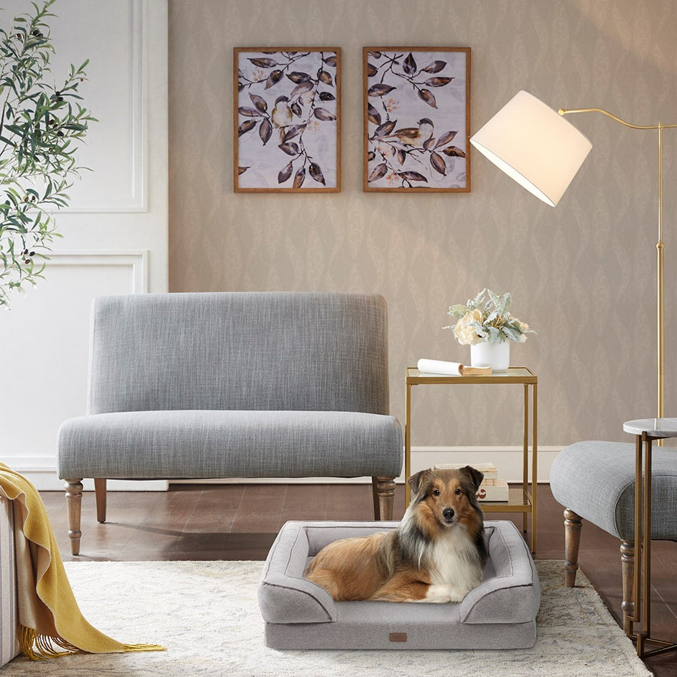 Martha Stewart Bella Pet Couch - Grey - 20x25+5.5"