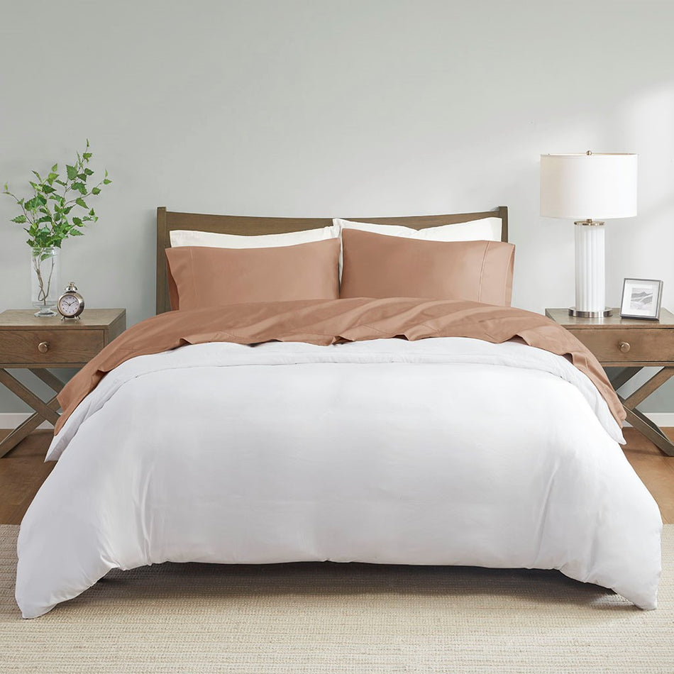 600 Thread Count Pima Cotton Sheet Set - Rose Gold - Split King Size