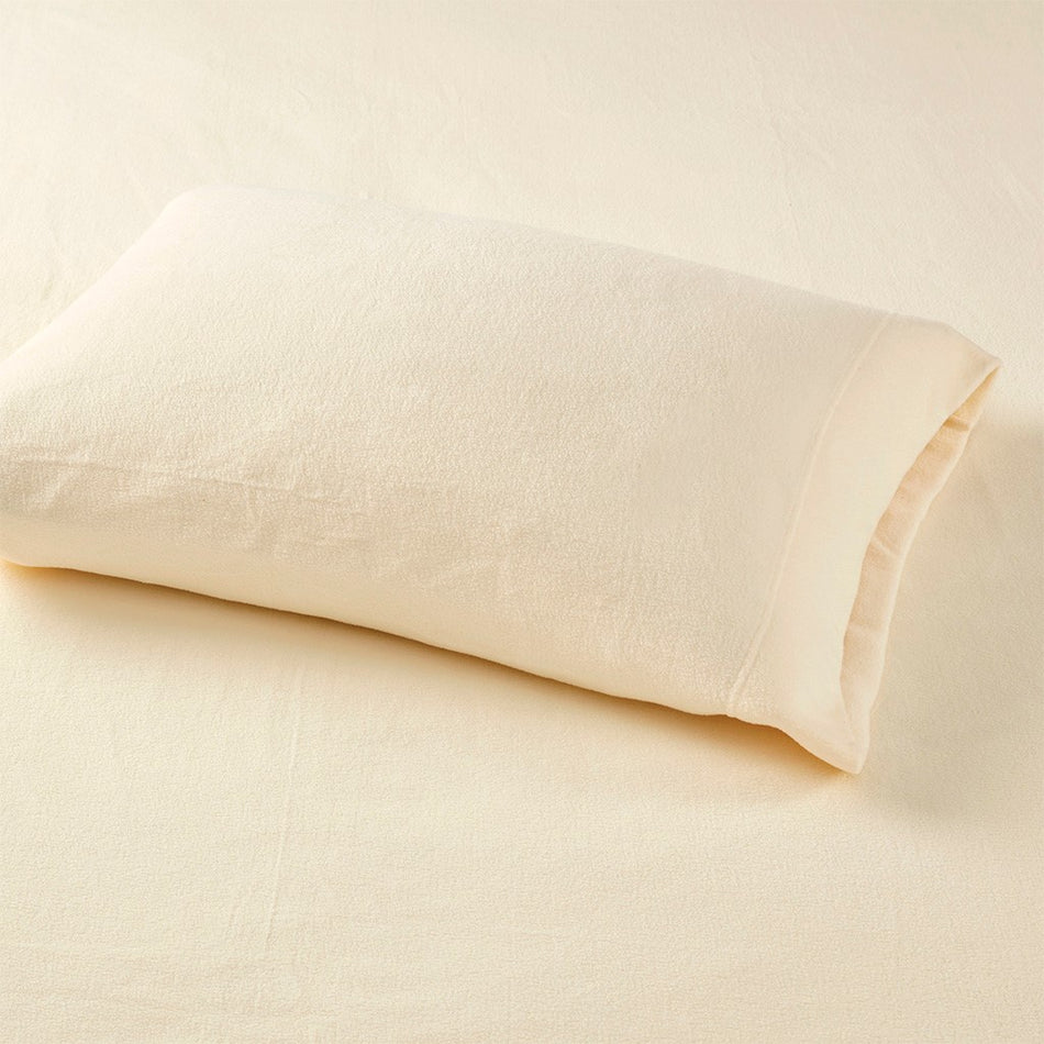 Micro Fleece Sheet Set - Ivory - Cal King Size