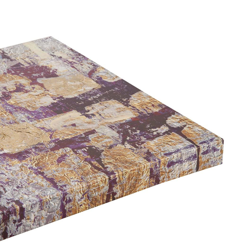 Gilded Violet Gel Coat Printed Canvas 3 Piece Set - Purple