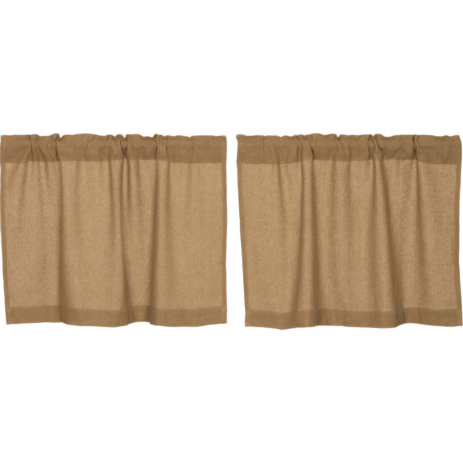 April & Olive Burlap Natural Tier Set of 2 L24xW36 By VHC Brands