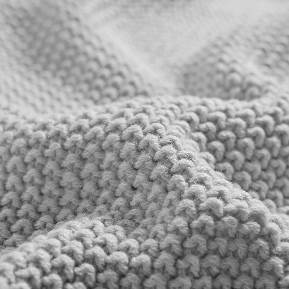 Bree Knit Throw - Grey - 50x60"