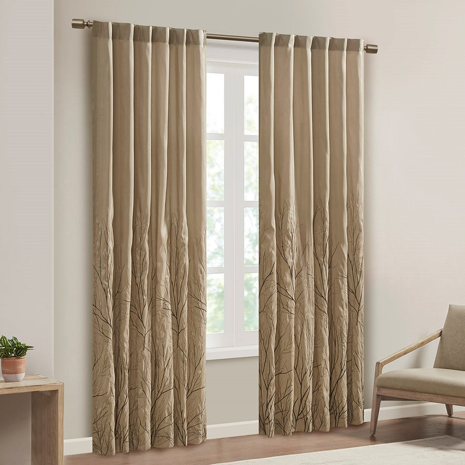 Andora Window Curtain - Tan - 50x84"