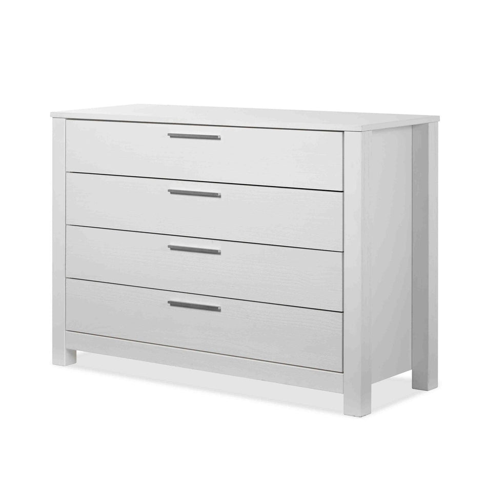 FarmHouse Traditional Rustic White 4 Drawer Dresser