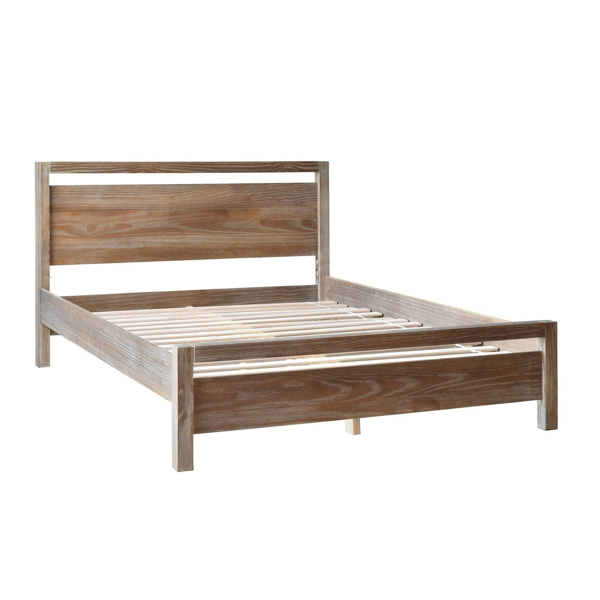 King Size FarmHouse Traditional Rustic Pine Platform Bed